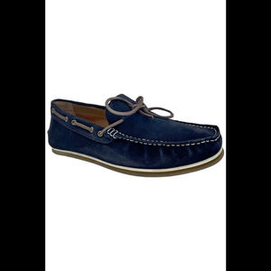 Thomas & Vine Men's Sadler Moccasin Loafer Navy - Medium